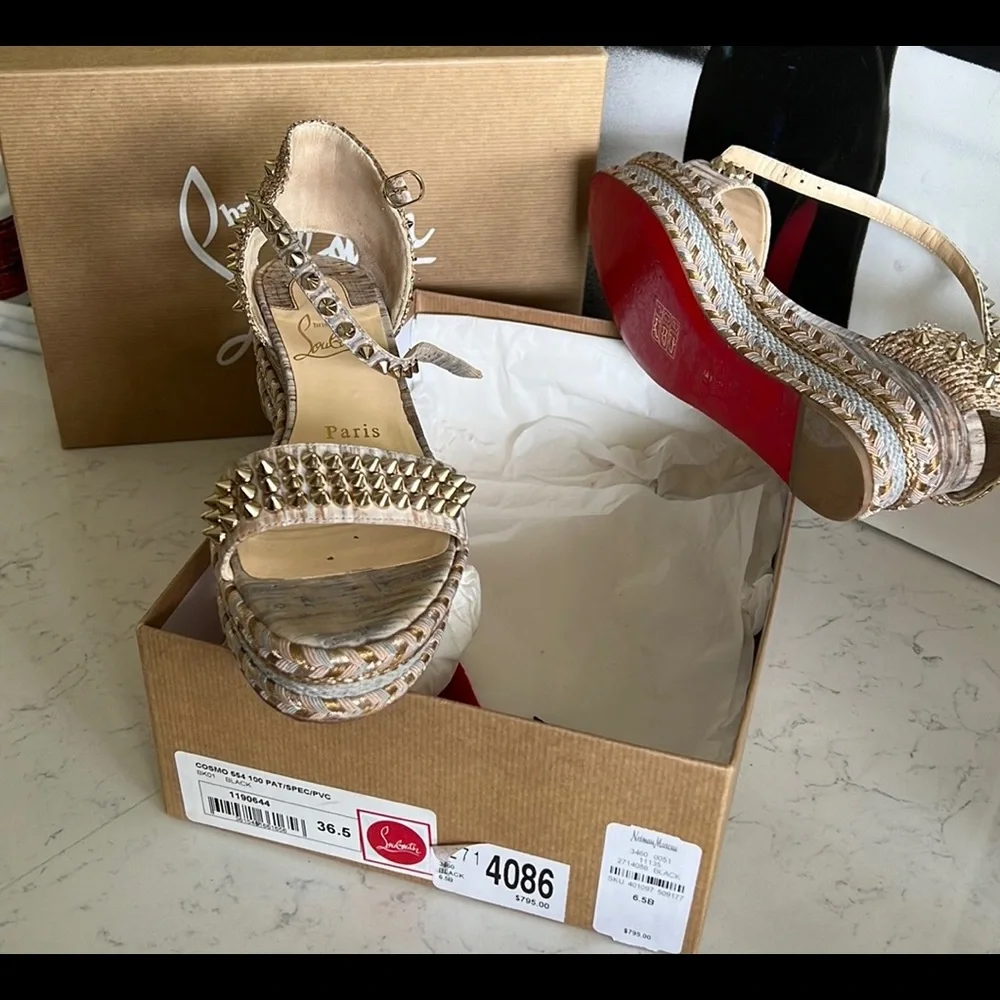 Christian Louboutin sandals. 36.5 - Picture 1 of 2